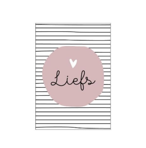 Wenskaart liefs