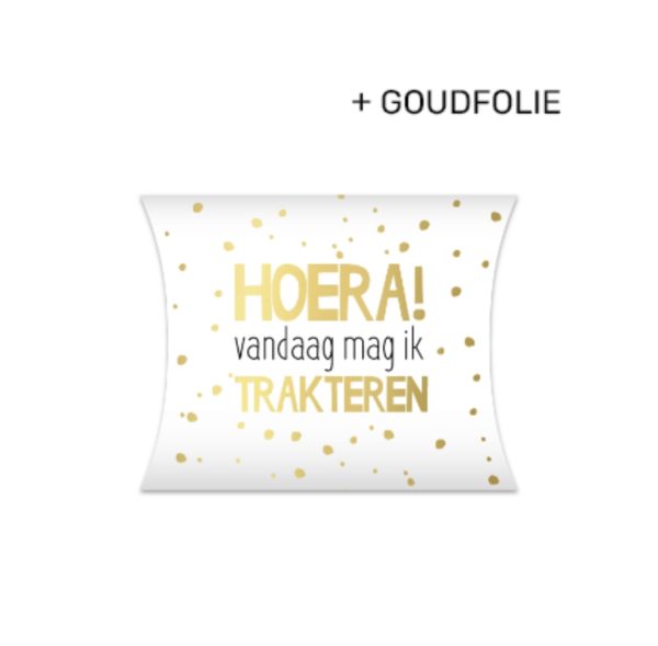 Gondeldoosje “hoera vandaag mag ik trakteren”
